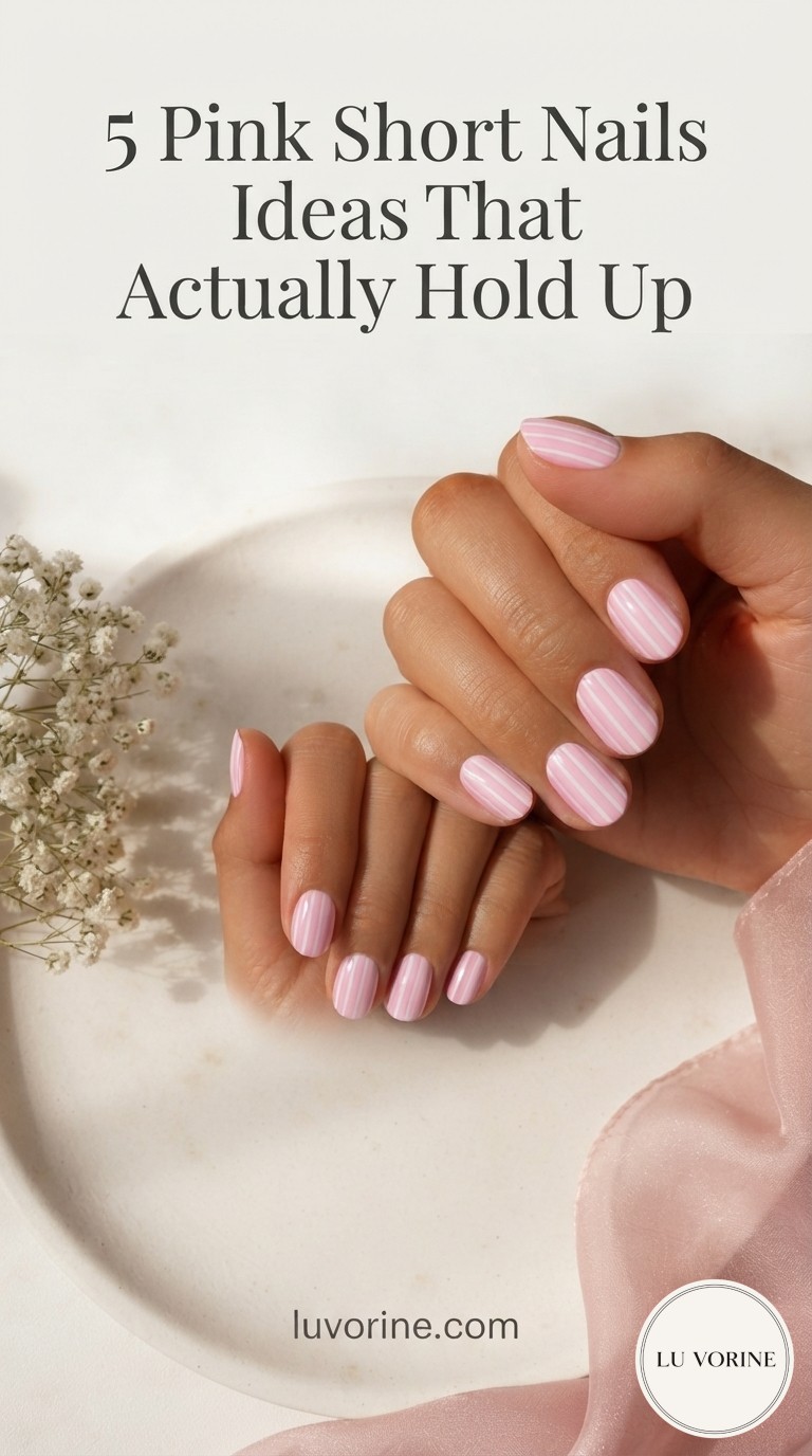 5 Pink Short Nails Ideas That Actually Hold Up