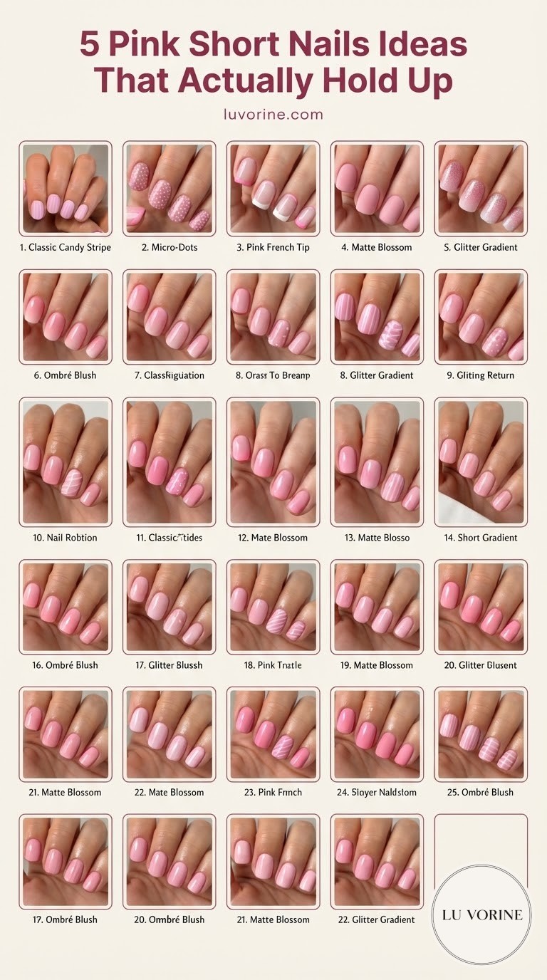 5 Pink Short Nails Ideas That Actually Hold Up