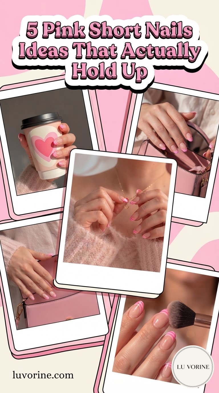 5 Pink Short Nails Ideas That Actually Hold Up
