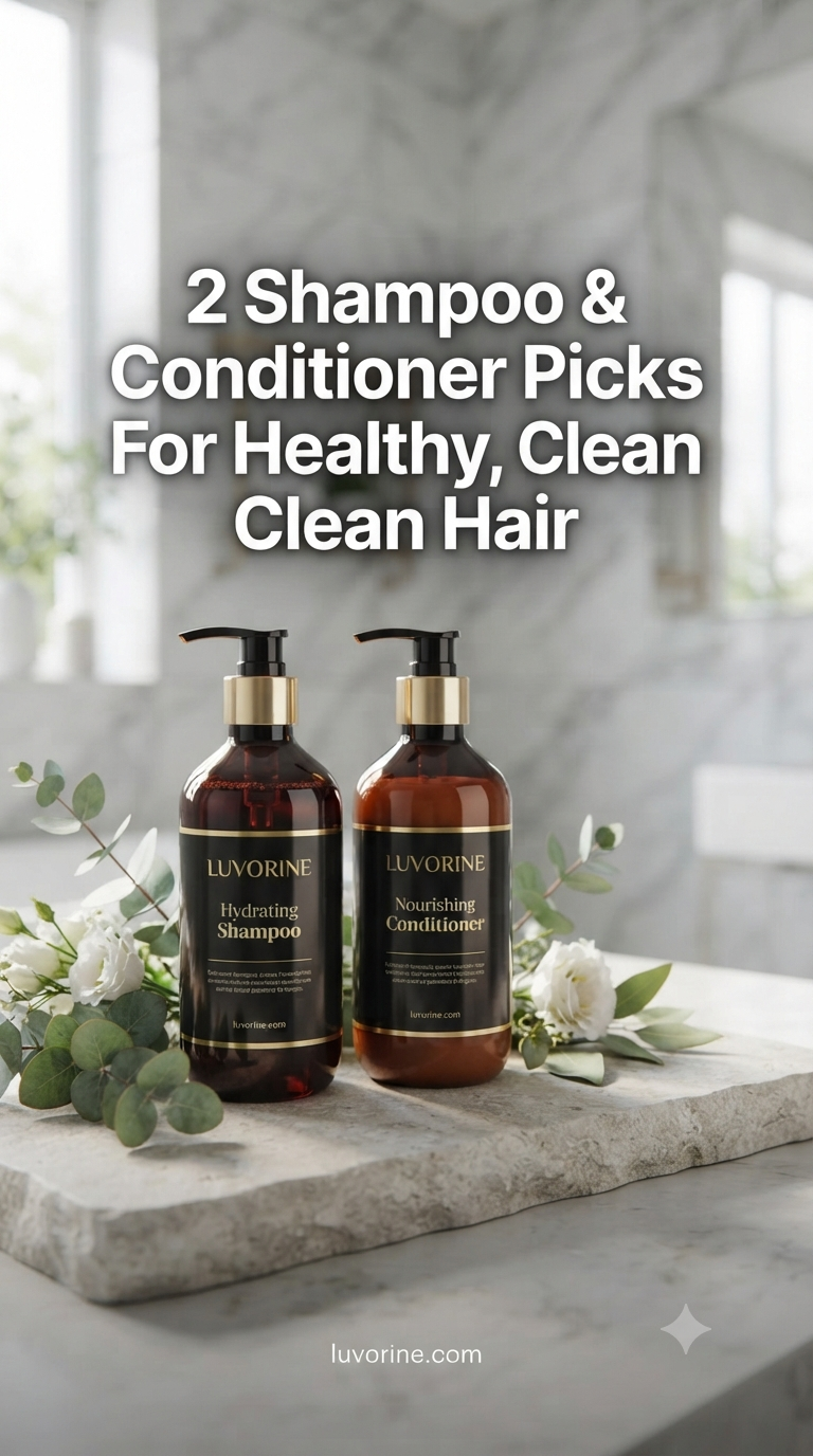 2 Shampoo & Conditioner Picks For Healthy, Clean Hair