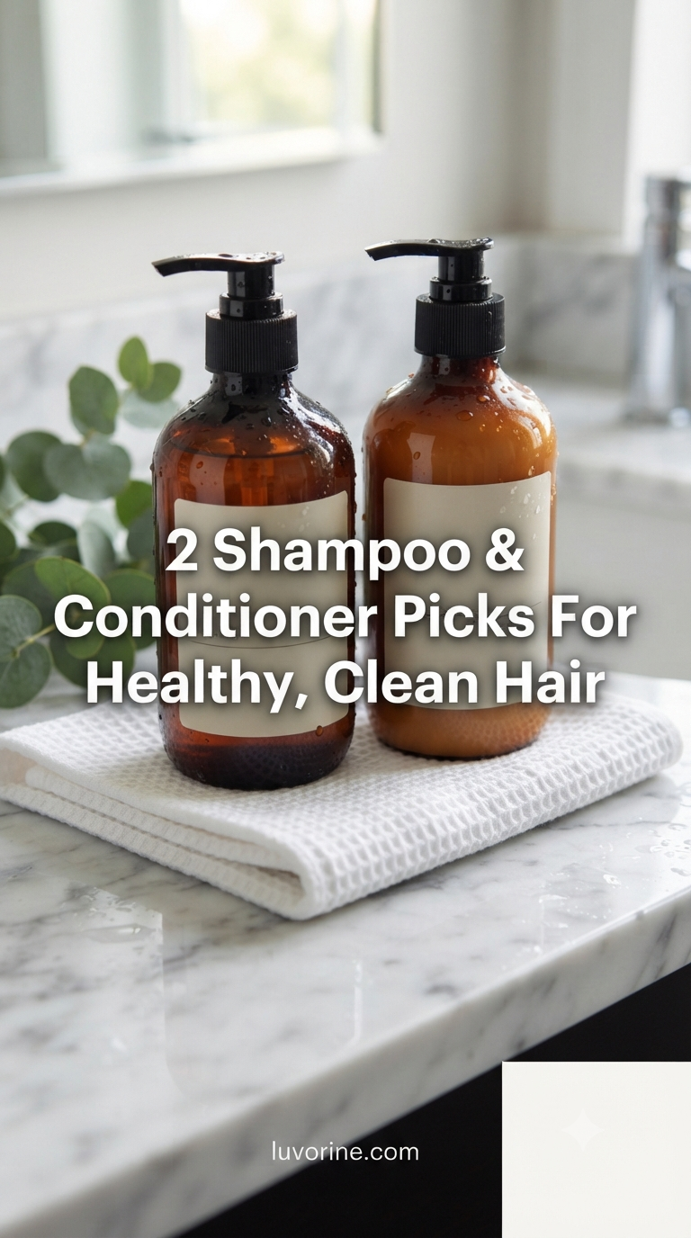 2 Shampoo & Conditioner Picks For Healthy, Clean Hair