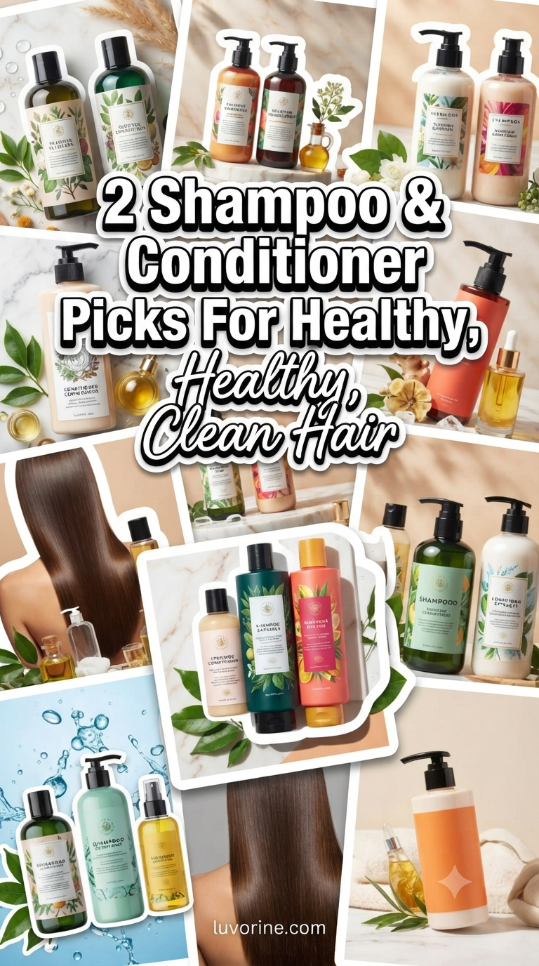 2 Shampoo & Conditioner Picks For Healthy, Clean Hair