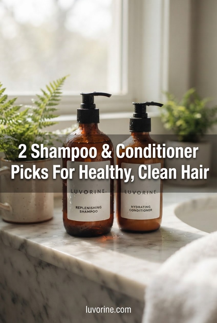 2 Shampoo & Conditioner Picks For Healthy, Clean Hair