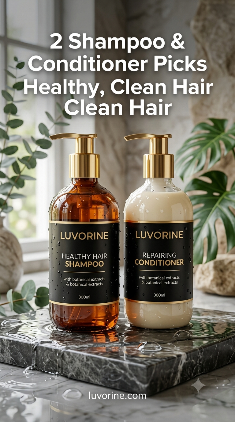 2 Shampoo & Conditioner Picks For Healthy, Clean Hair