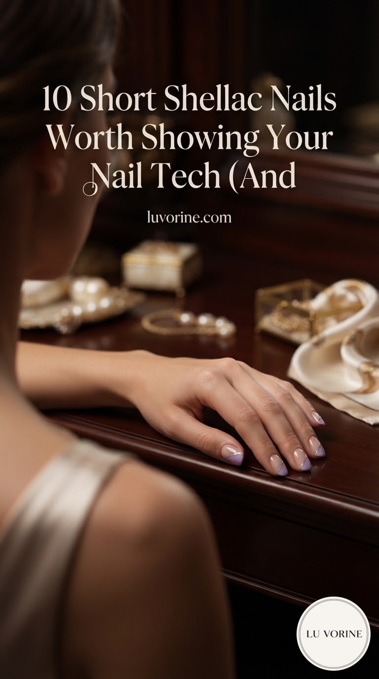 10 Short Shellac Nails Worth Showing Your Nail Tech (And