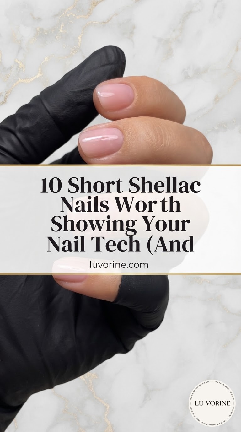 10 Short Shellac Nails Worth Showing Your Nail Tech (And