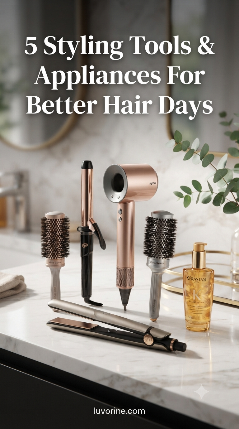 5 Styling Tools & Appliances For Better Hair Days
