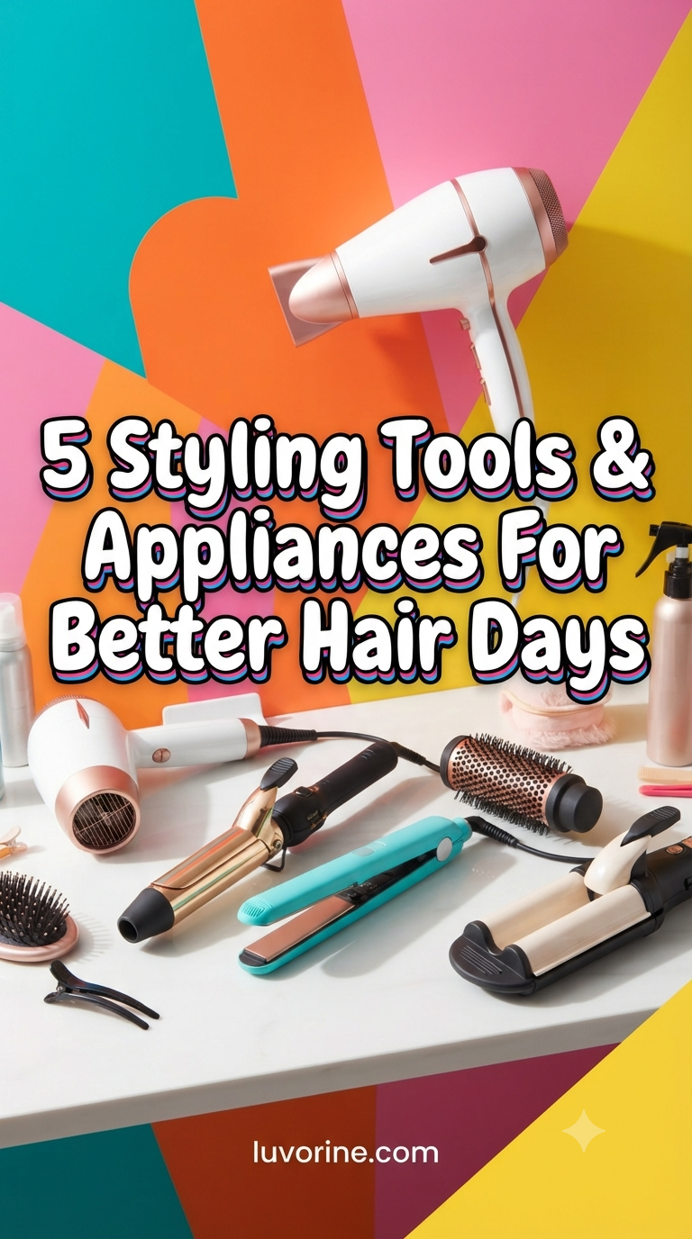 5 Styling Tools & Appliances For Better Hair Days