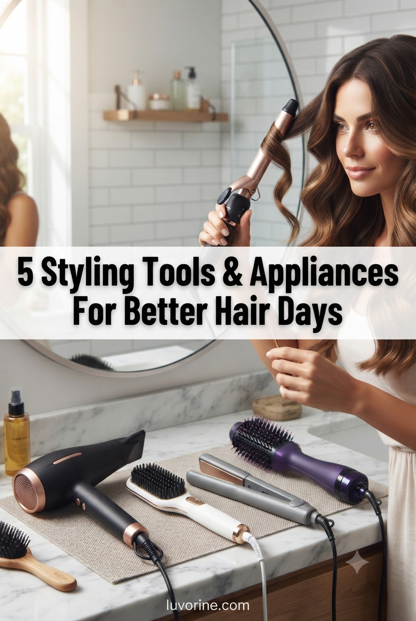 5 Styling Tools & Appliances For Better Hair Days