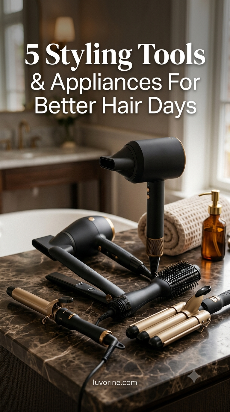 5 Styling Tools & Appliances For Better Hair Days