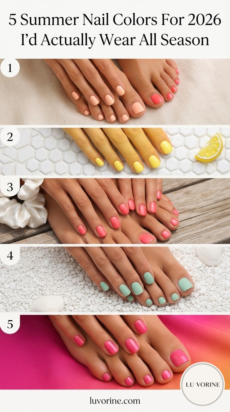 5 Summer Nail Colors For 2026 I'd Actually Wear All Season