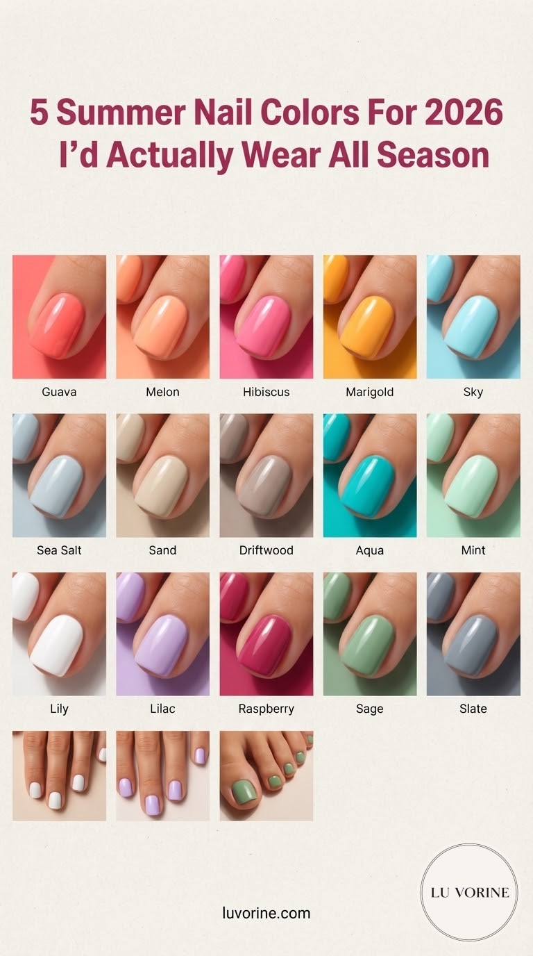 5 Summer Nail Colors For 2026 I'd Actually Wear All Season