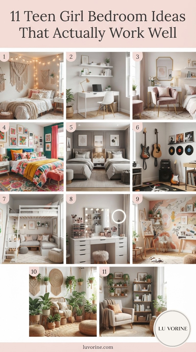 11 Teen Girl Bedroom Ideas That Actually Work Well