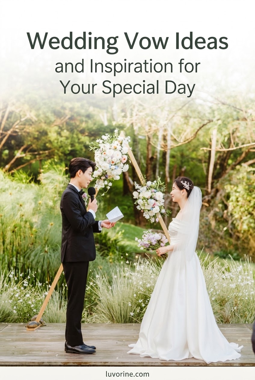 Wedding Vow Ideas and Inspiration for Your Special Day