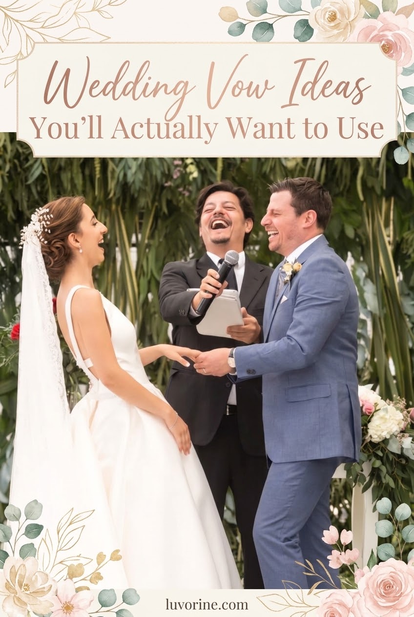 Wedding Vow Ideas You'll Actually Want to Use