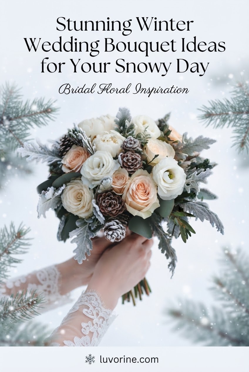 Stunning Winter Wedding Bouquet Ideas for Your Snowy Day