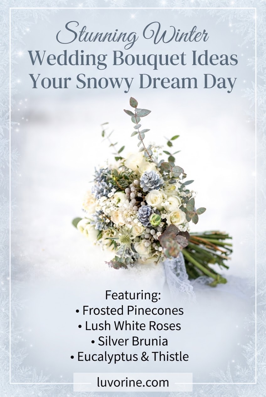 Stunning Winter Wedding Bouquet Ideas For Your Snowy Dream Day