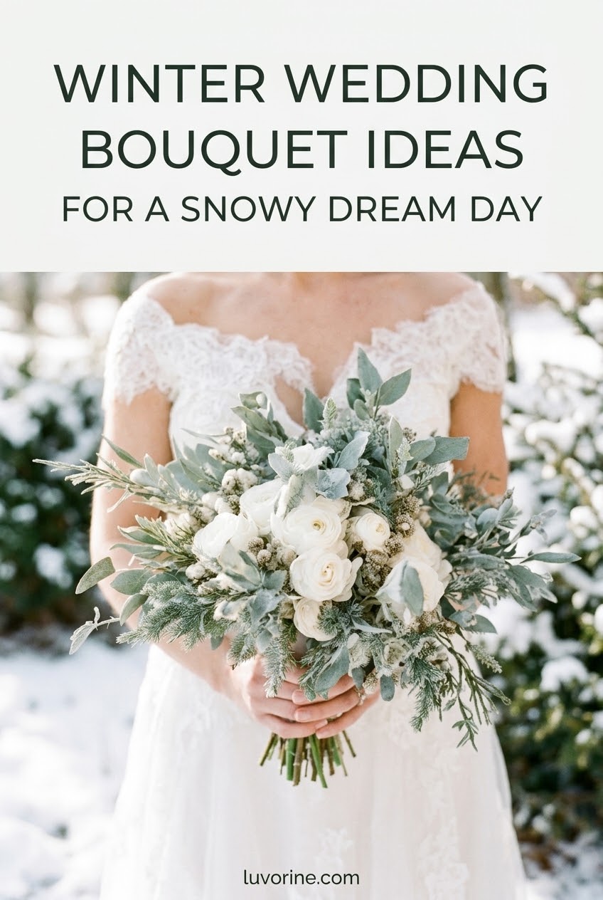 Winter Wedding Bouquet Ideas for a Snowy Dream Day
