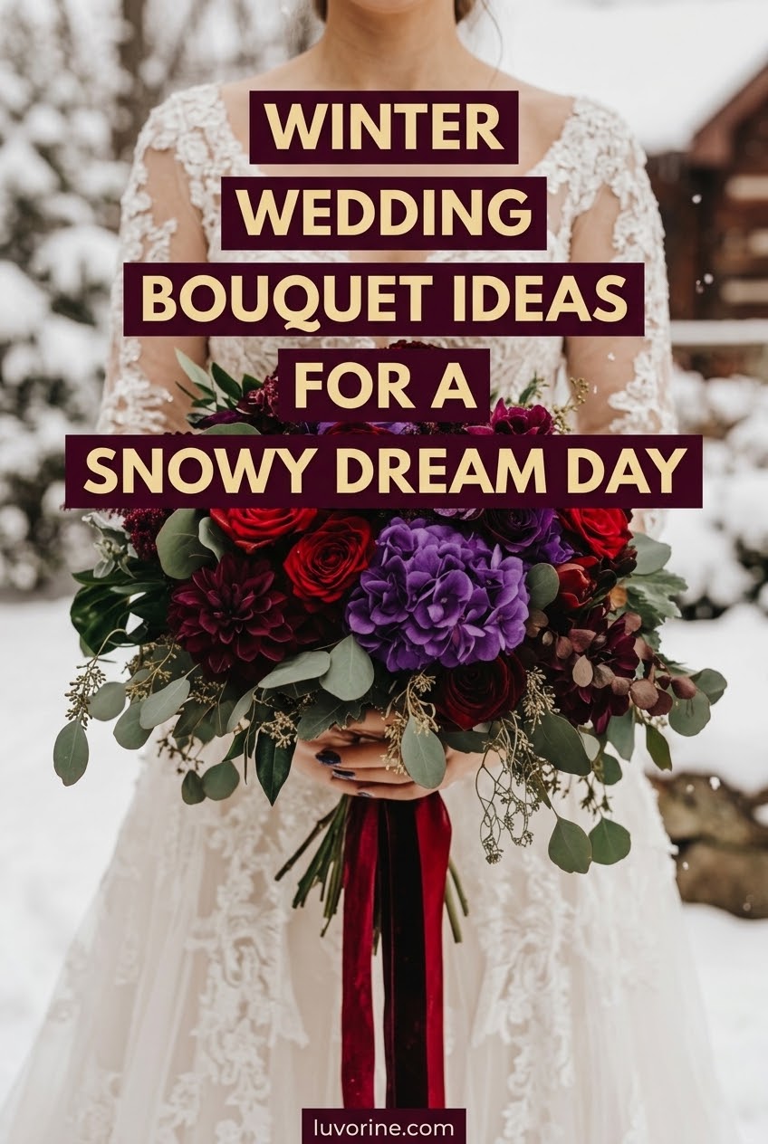 Winter Wedding Bouquet Ideas for a Snowy Dream Day