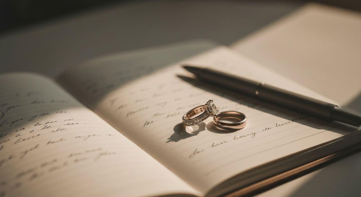 Writing personal wedding vows