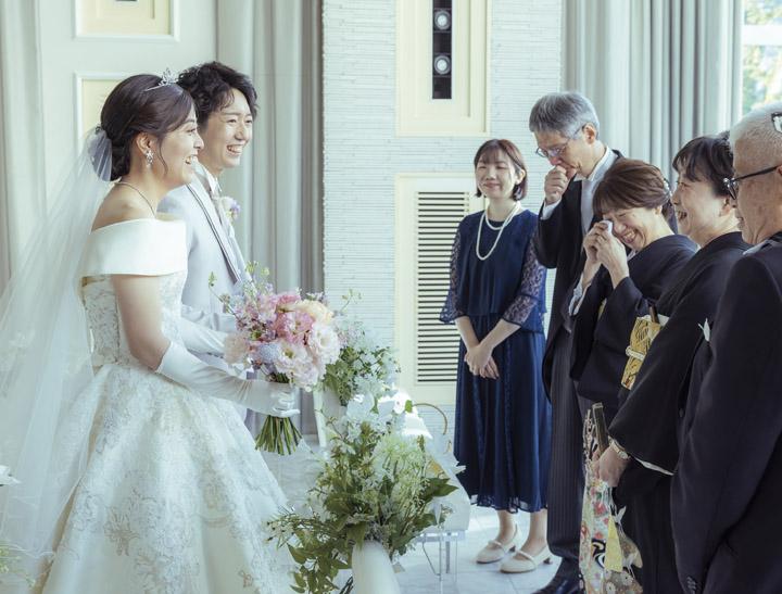 Family inspired wedding ceremony