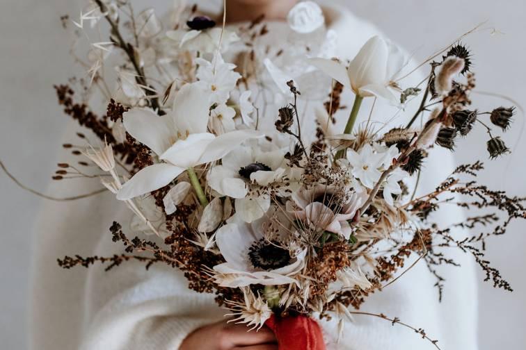 Wild winter meadow bouquet
